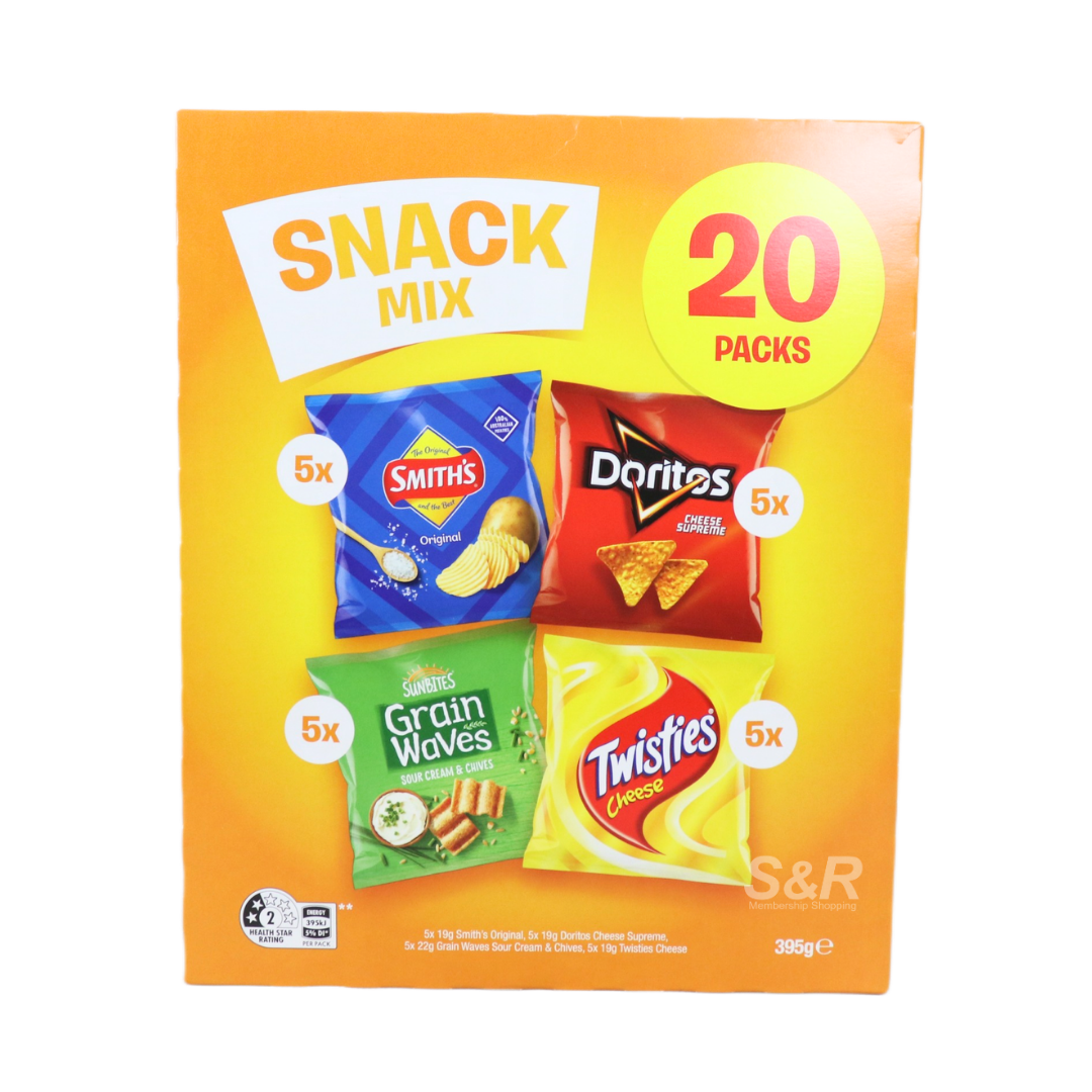 Smith's Snack Mix Chips 20-pack Multipack